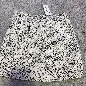Dot Print Skirt